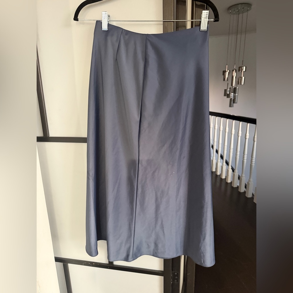 Uniqlo Blue Women's satin Skirt